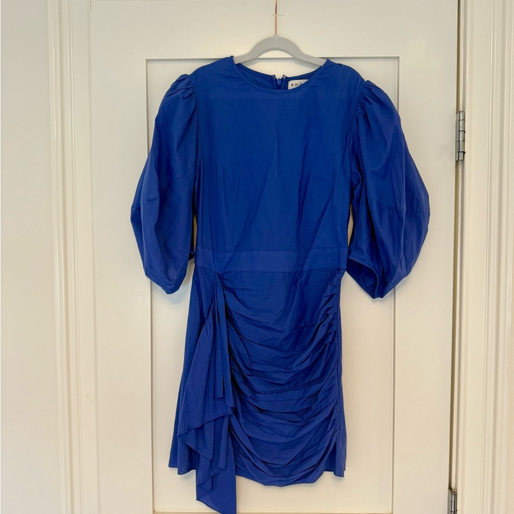 RHODE Blue Long Sleeve Dress